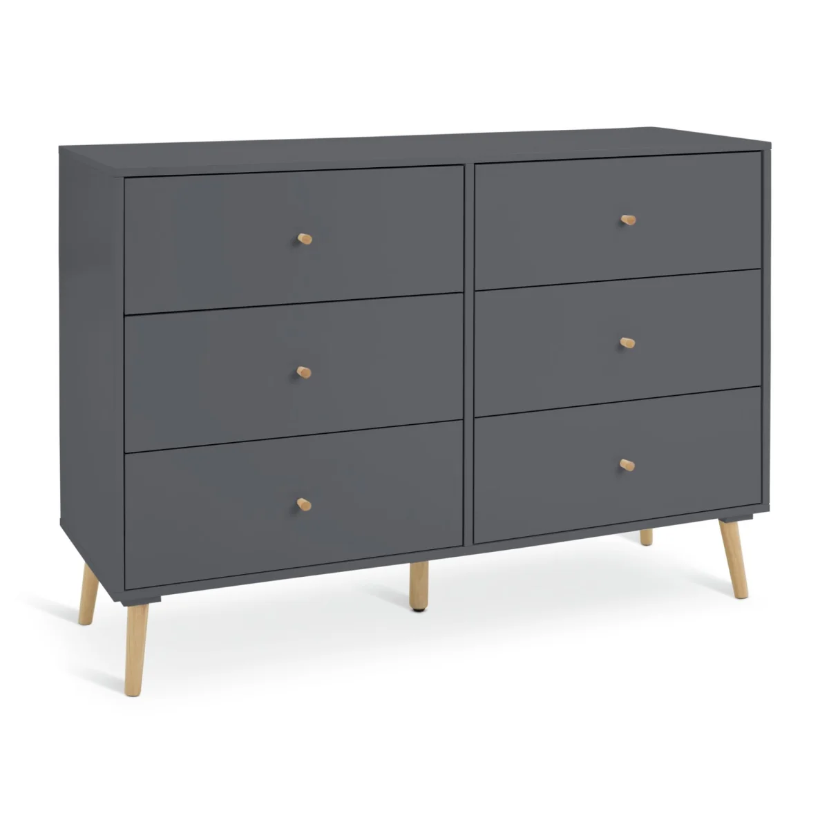Habitat Otto 6 Drawer Chest - Grey – image 2