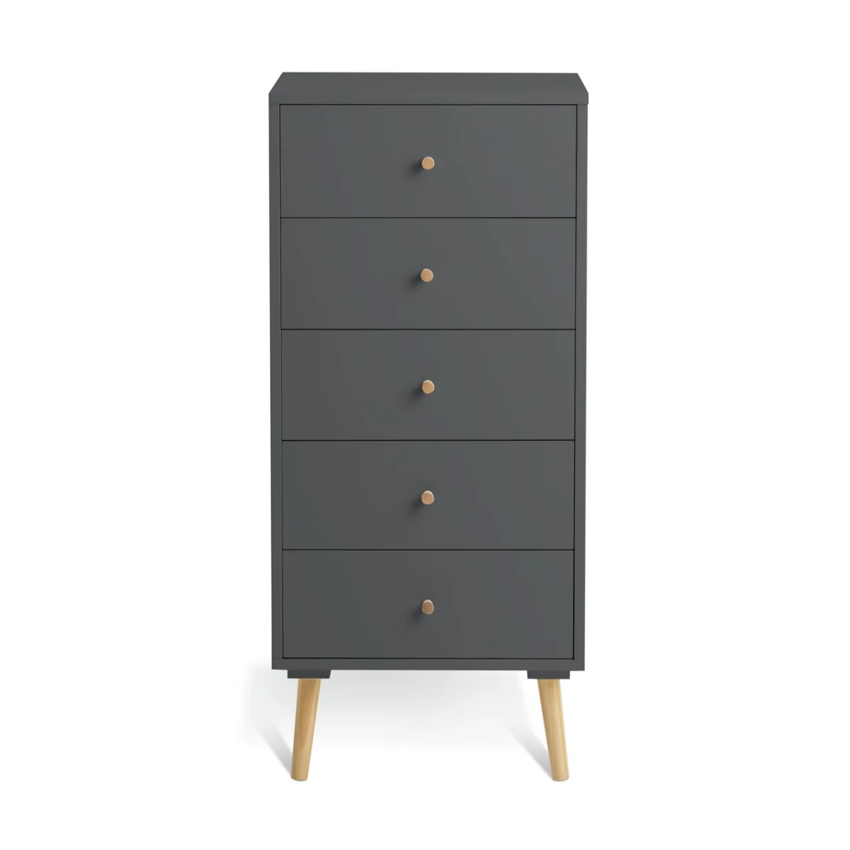 Habitat Otto 5 Drawer Tallboy - Grey – image 3
