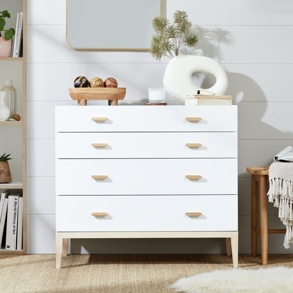 Habitat Tatsuma 4 Drawer Chest - White – image 2