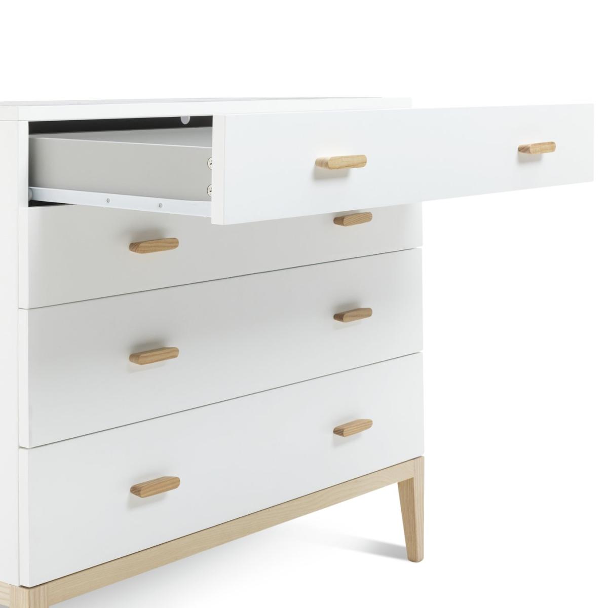 Habitat Tatsuma 4 Drawer Chest - White – image 4