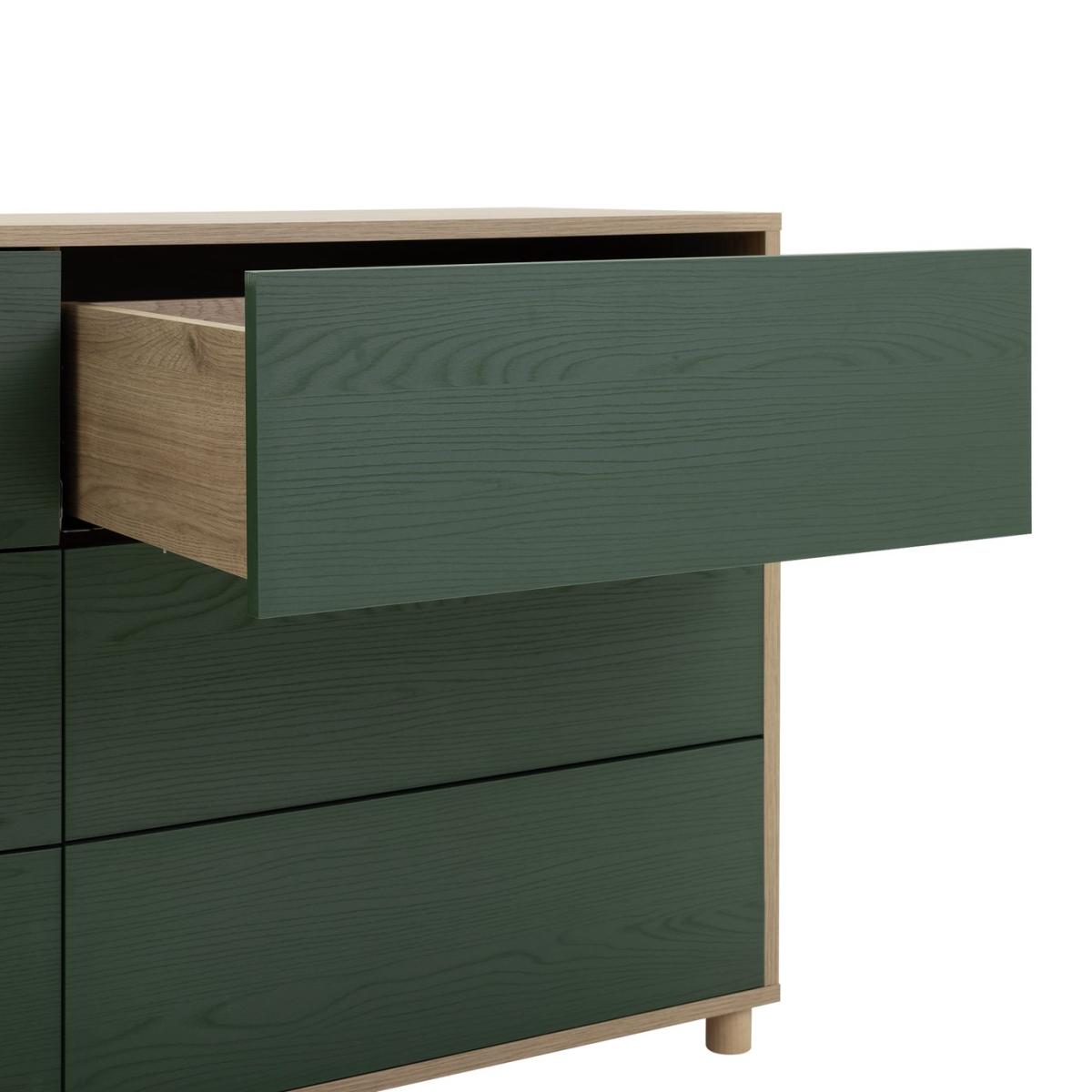 Habitat Koda 3+3 Drawer Chest - Green – image 5