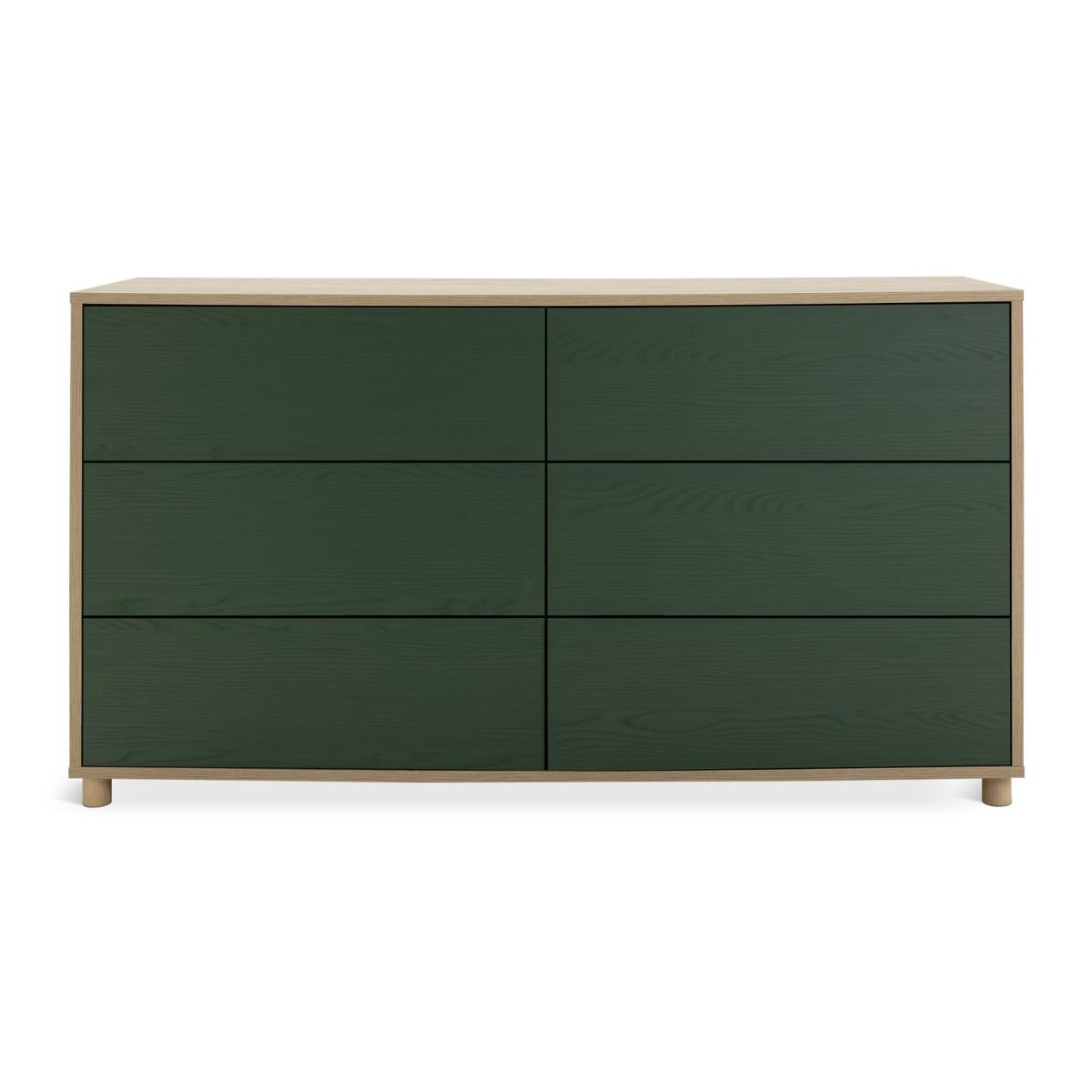 Habitat Koda 3+3 Drawer Chest - Green – image 8