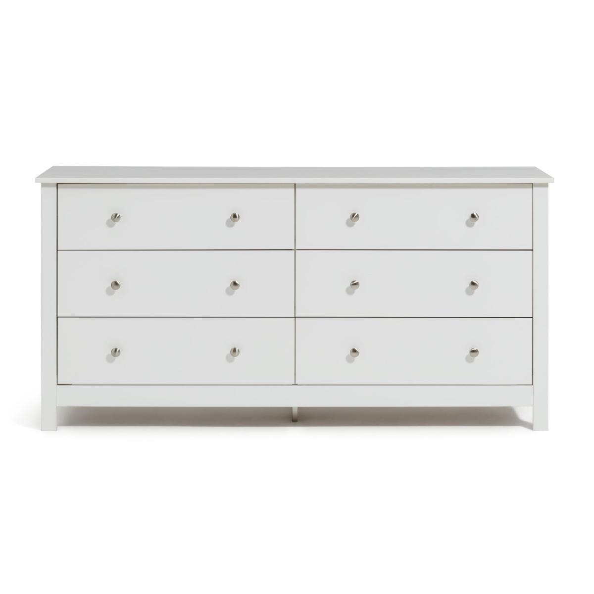 Habitat Osaka 3+3 Drawer Chest of Drawers - White – image 5