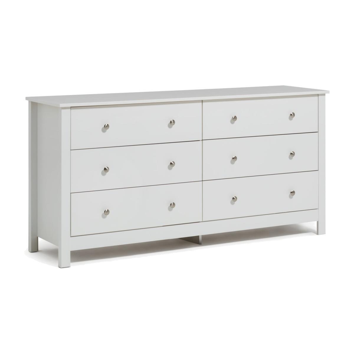 Habitat Osaka 3+3 Drawer Chest of Drawers - White – image 1