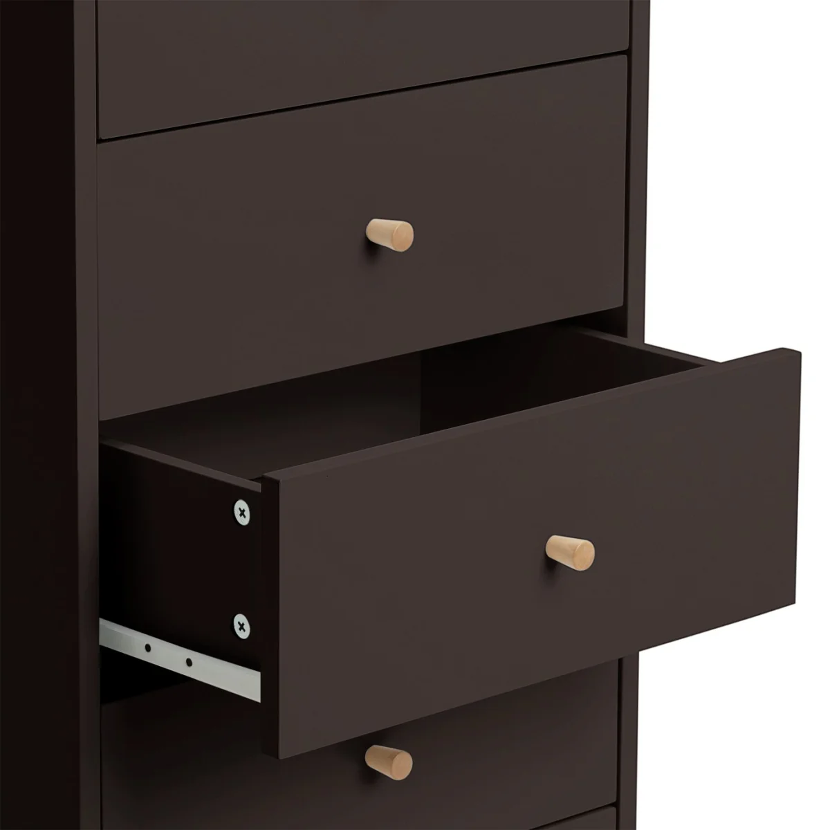 Habitat Otto 5 Drawer Tallboy - Black – image 7