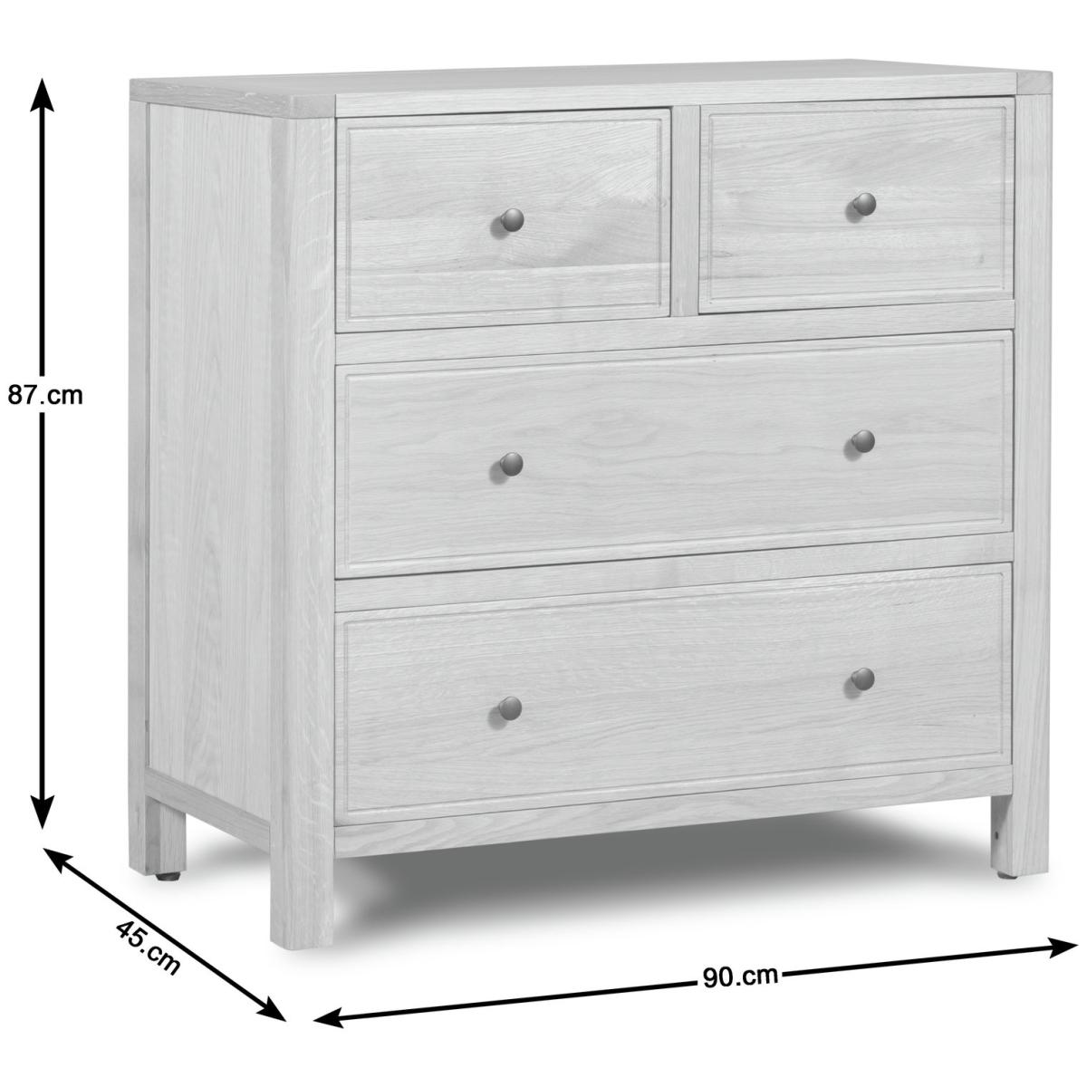 Habitat Finchley 4 Drawer Chest - Oak – image 11
