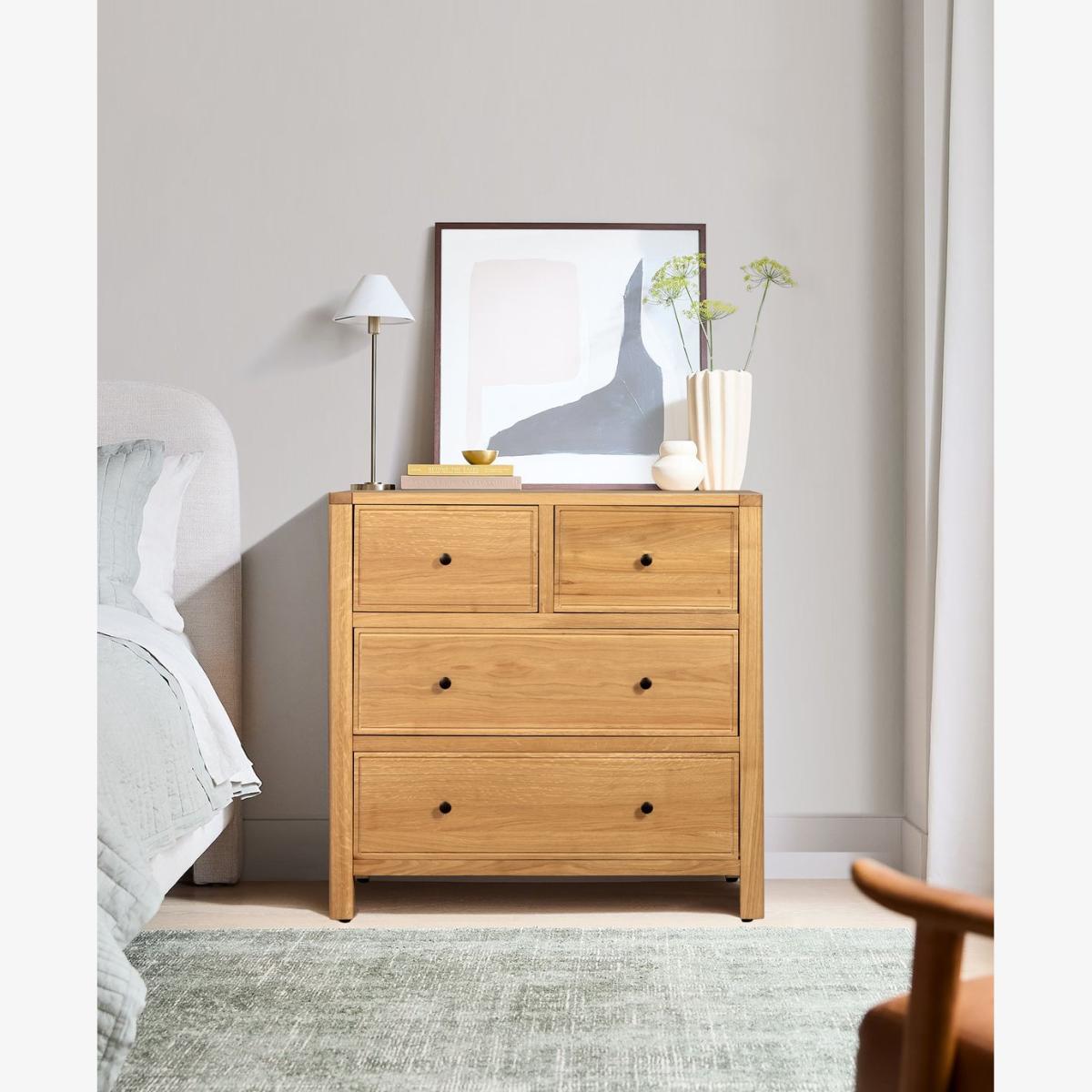 Habitat Finchley 4 Drawer Chest - Oak – image 1