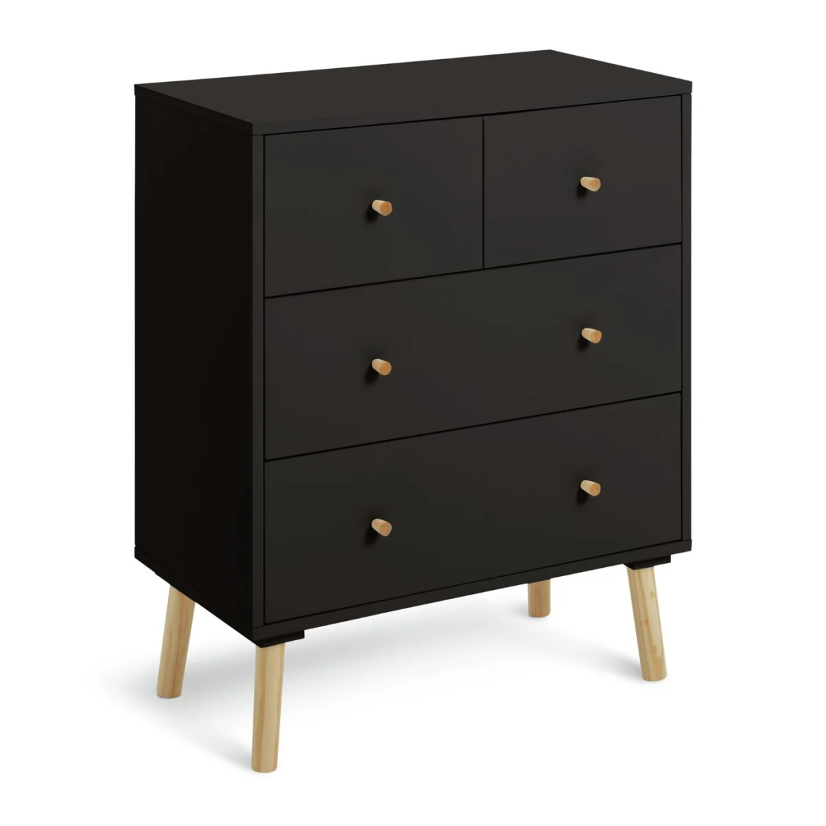 Habitat Otto 4 Drawer Chest - Black – image 2