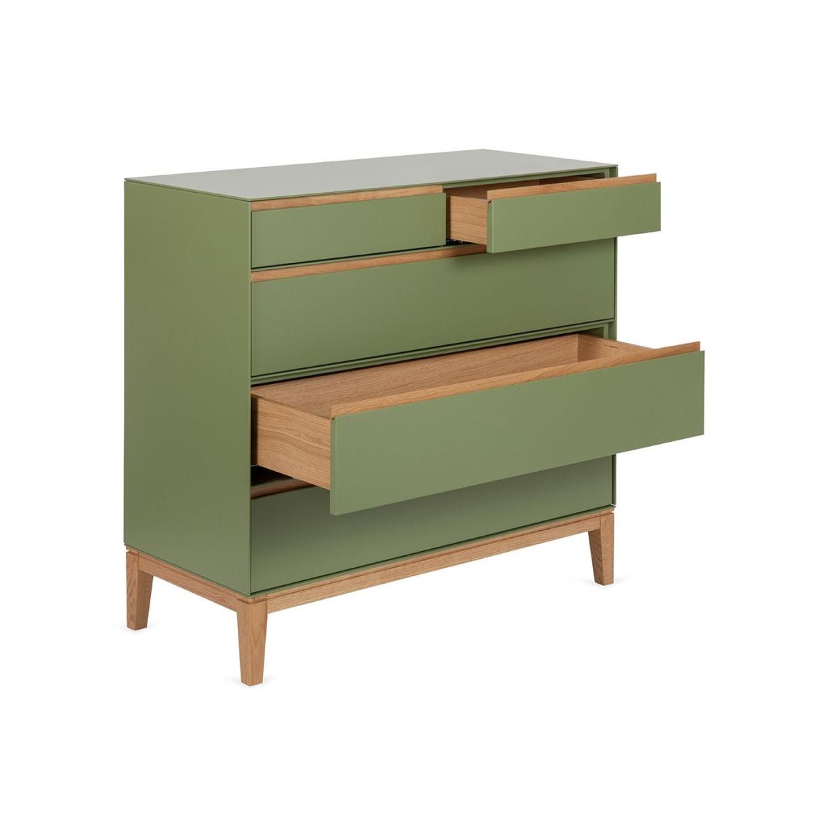Heal's Lars 5 Drawer Chest Olive Green – image 5