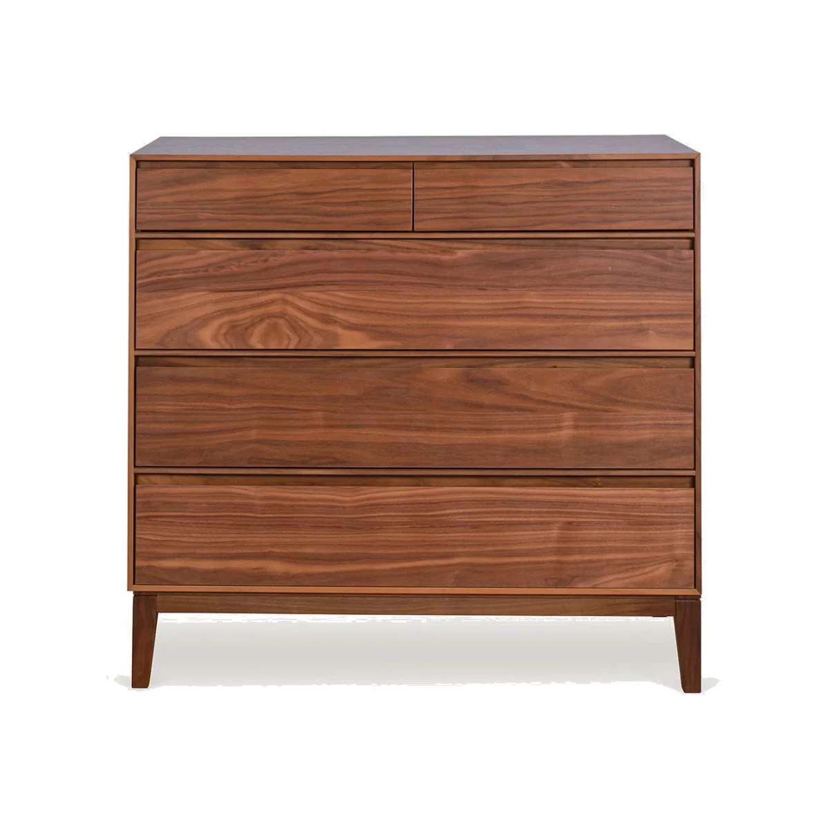 Heal's Lars 5 Drawer Chest Walnut – image 1