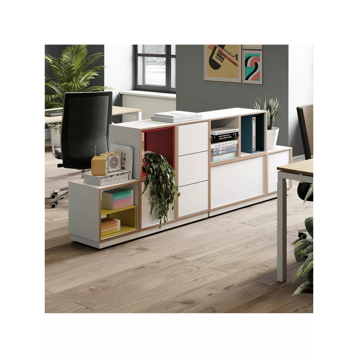 Bisley BOB Modular Storage Single Unit Cube, White – image 4