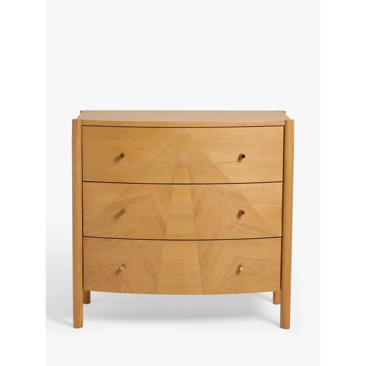 John Lewis Rise 3 Drawer Chest, Natural – image 3