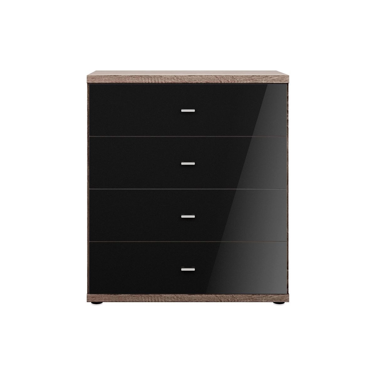 John Lewis & Partners Satis Glass Front 4 Drawer Chest