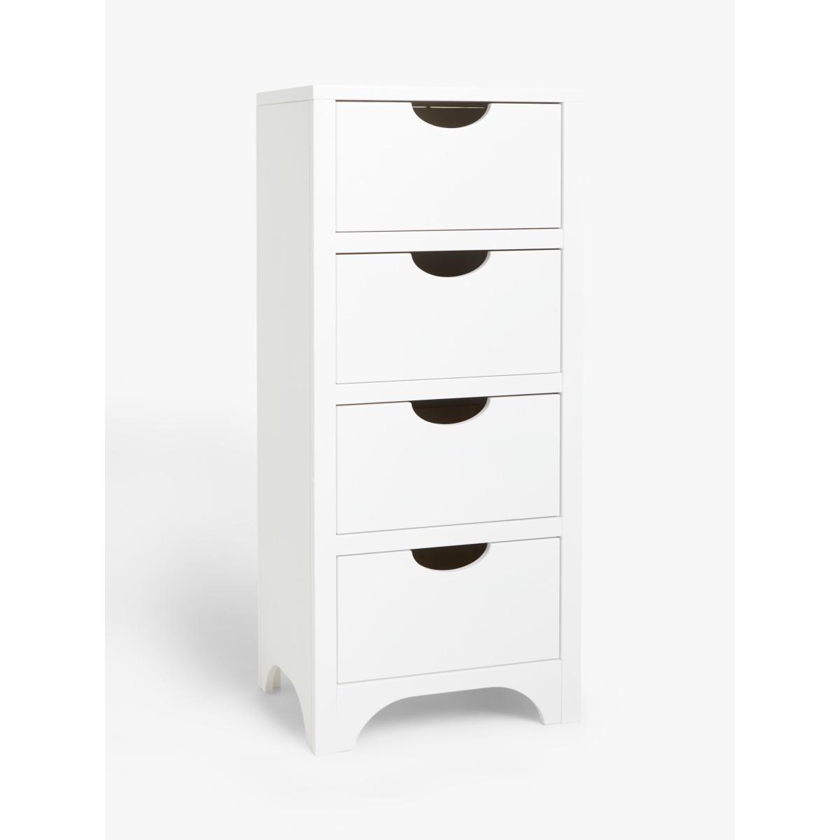 John Lewis Arc Kids' Tall Chest of Drawers, White – image 2