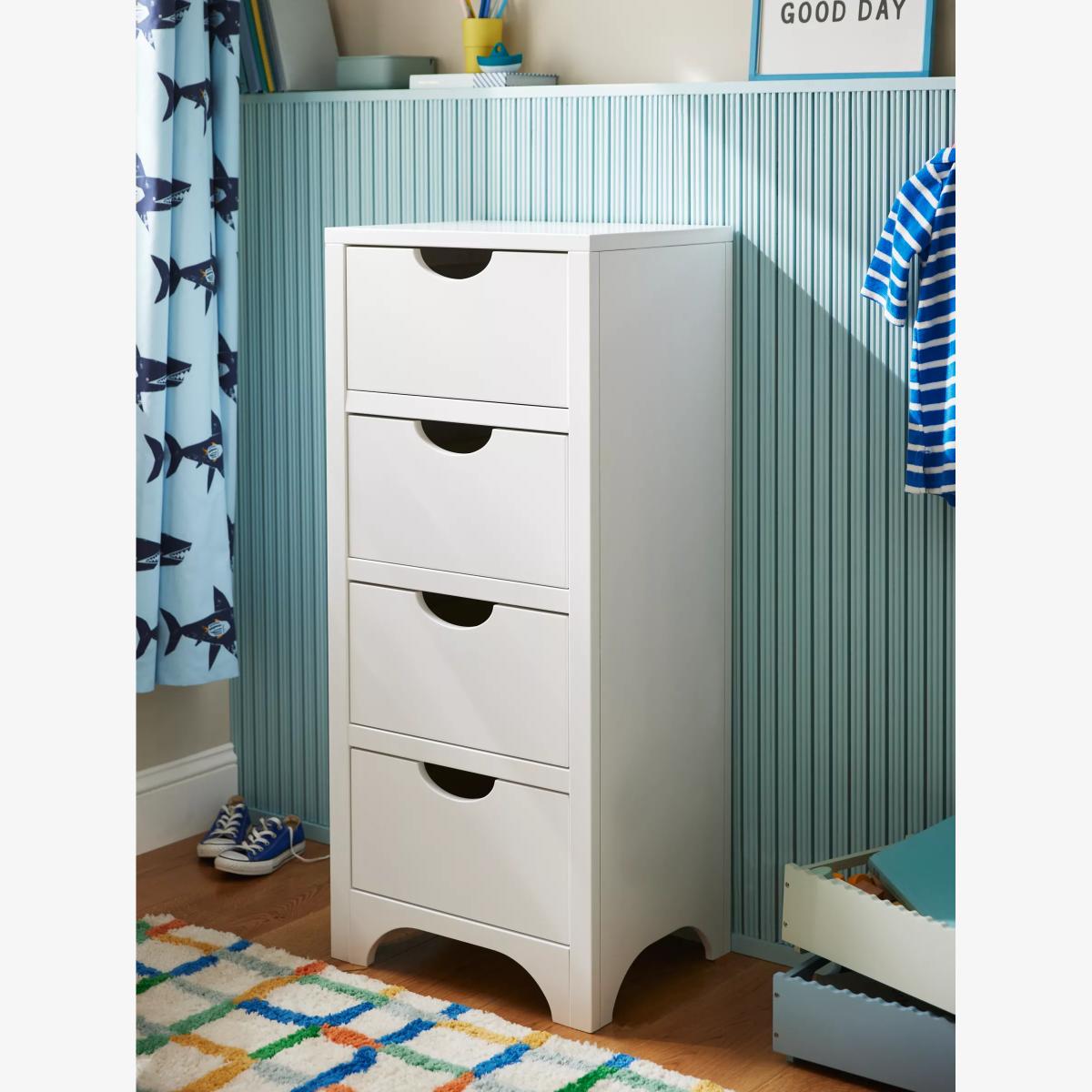 John Lewis Arc Kids' Tall Chest of Drawers, White – image 1