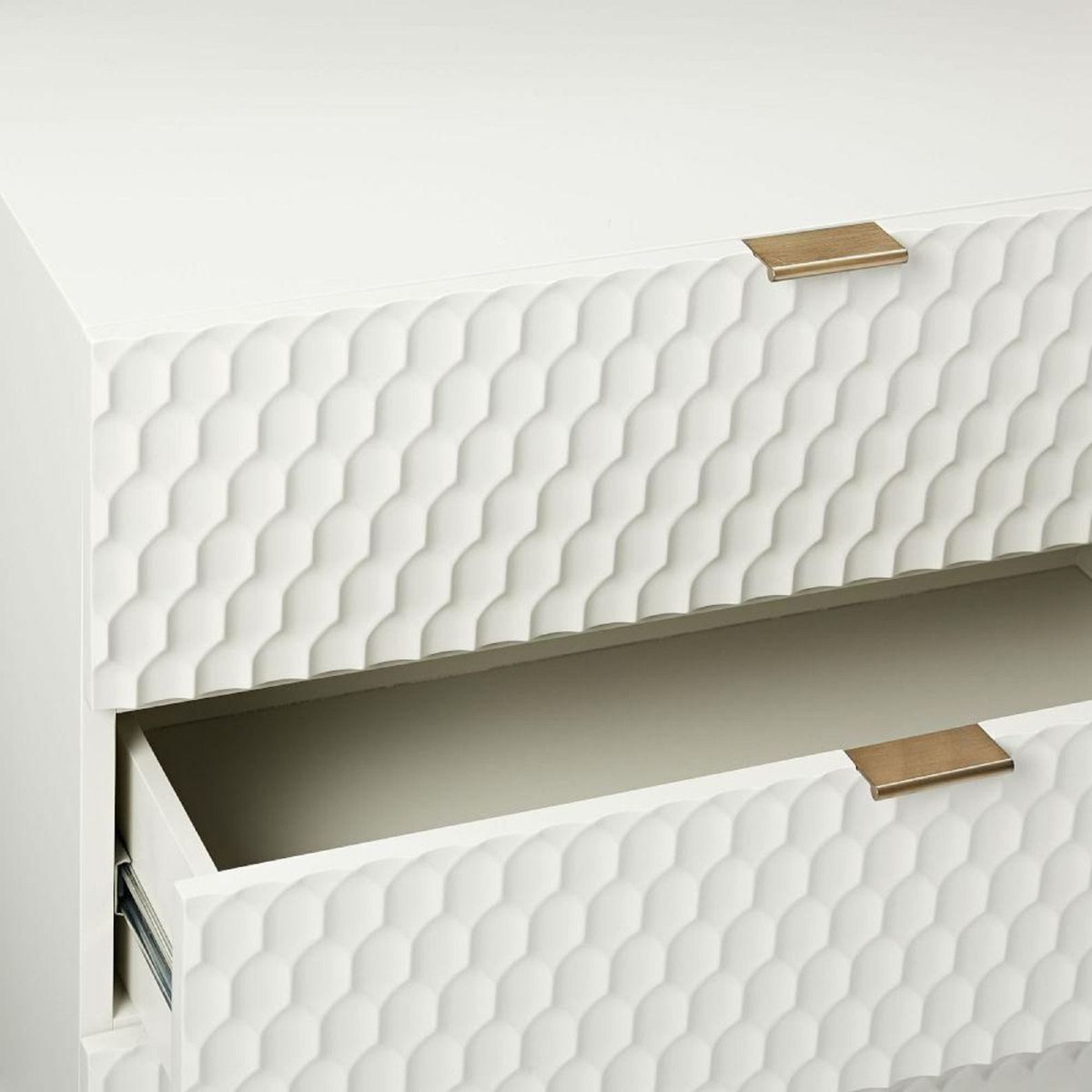 west elm Audrey 3 Drawer Chest, Parchment – image 3