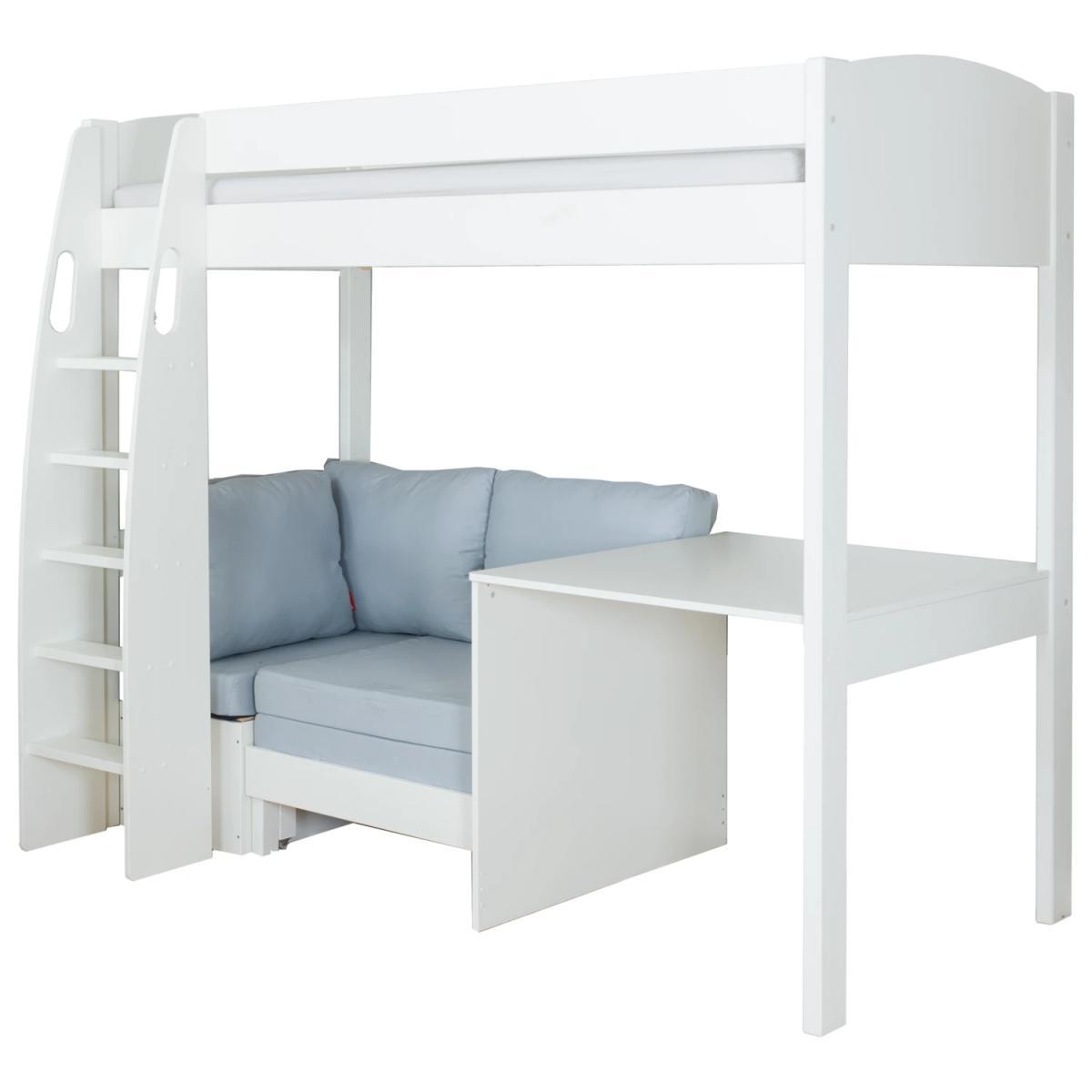 Stompa Uno S Plus High-Sleeper Bed with Fixed Desk and Chair Bed – image 2