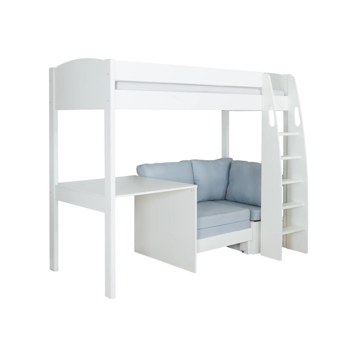 Stompa Uno S Plus High-Sleeper Bed with Fixed Desk and Chair Bed – image 1