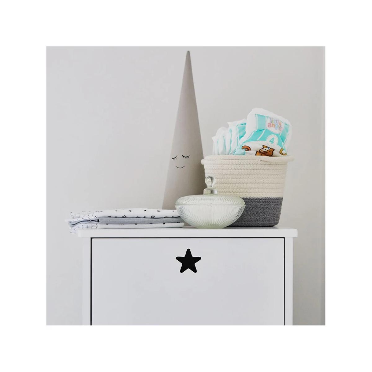 Great Little Trading Co Star Bright Tall 5 Drawer Chest, White – image 4