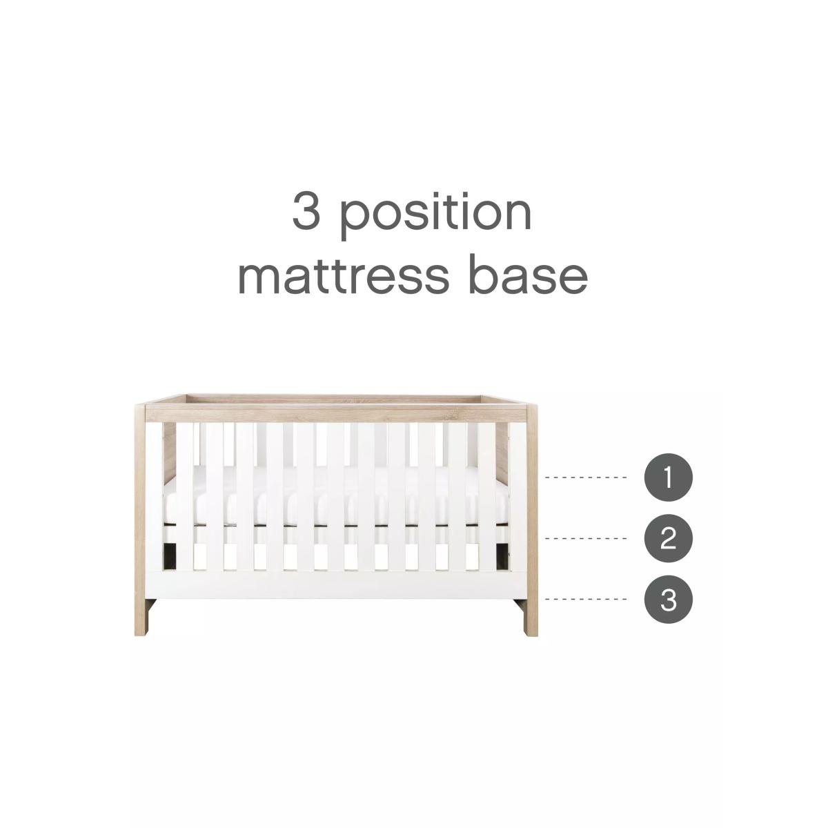 Tutti Bambini Modena Cotbed, Wardrobe and Chest of Drawers 3 Piece Room Set – image 4