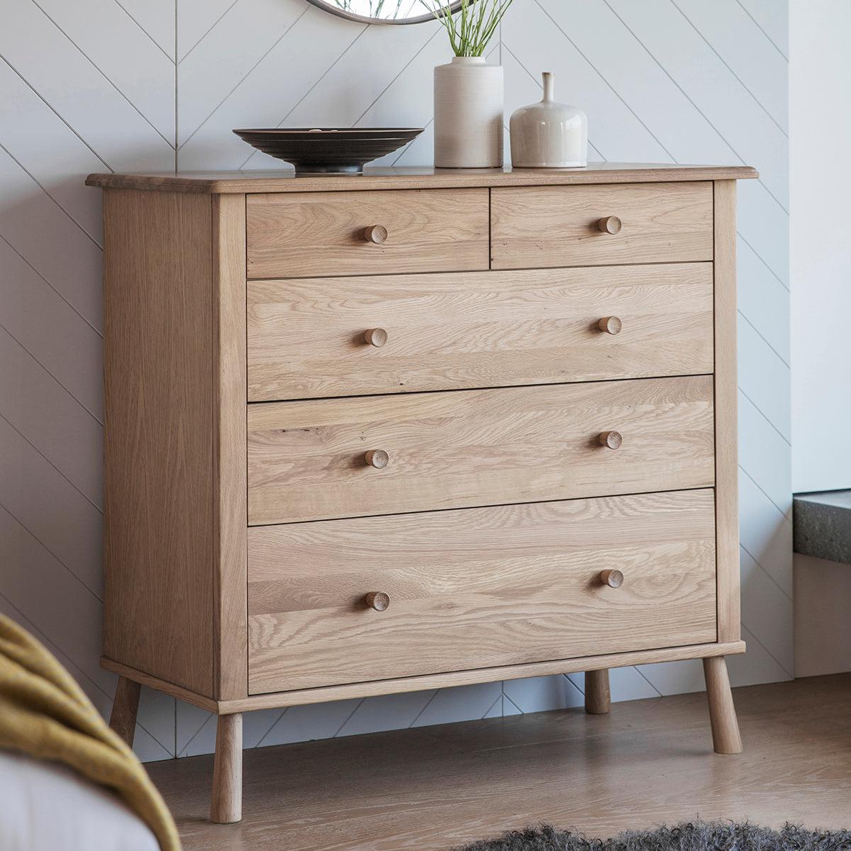 Wycombe Light Oak Chest of Drawers – image 1