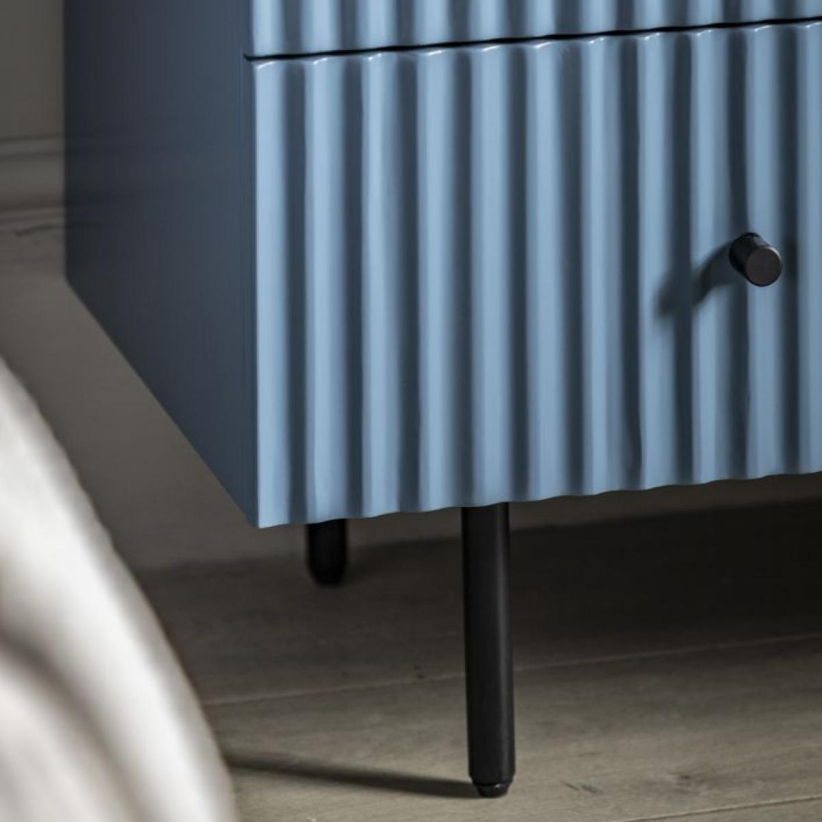 Buckhurst 3 Drawer Chest  - Blue – image 3
