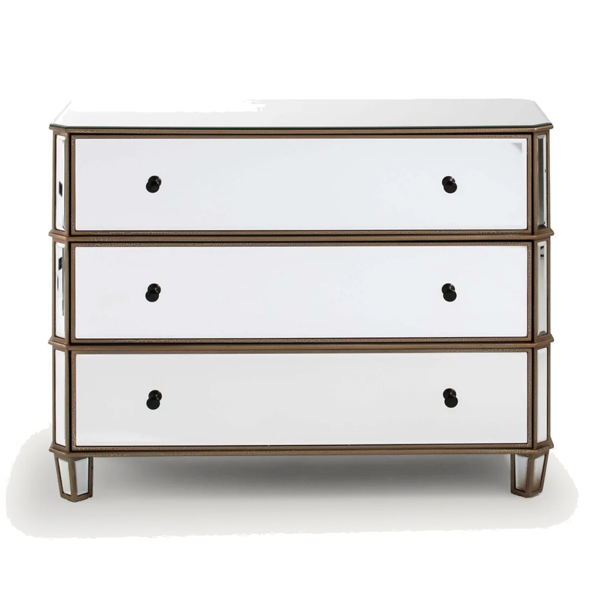 Winsome Mirrored Chest of Drawers – image 1