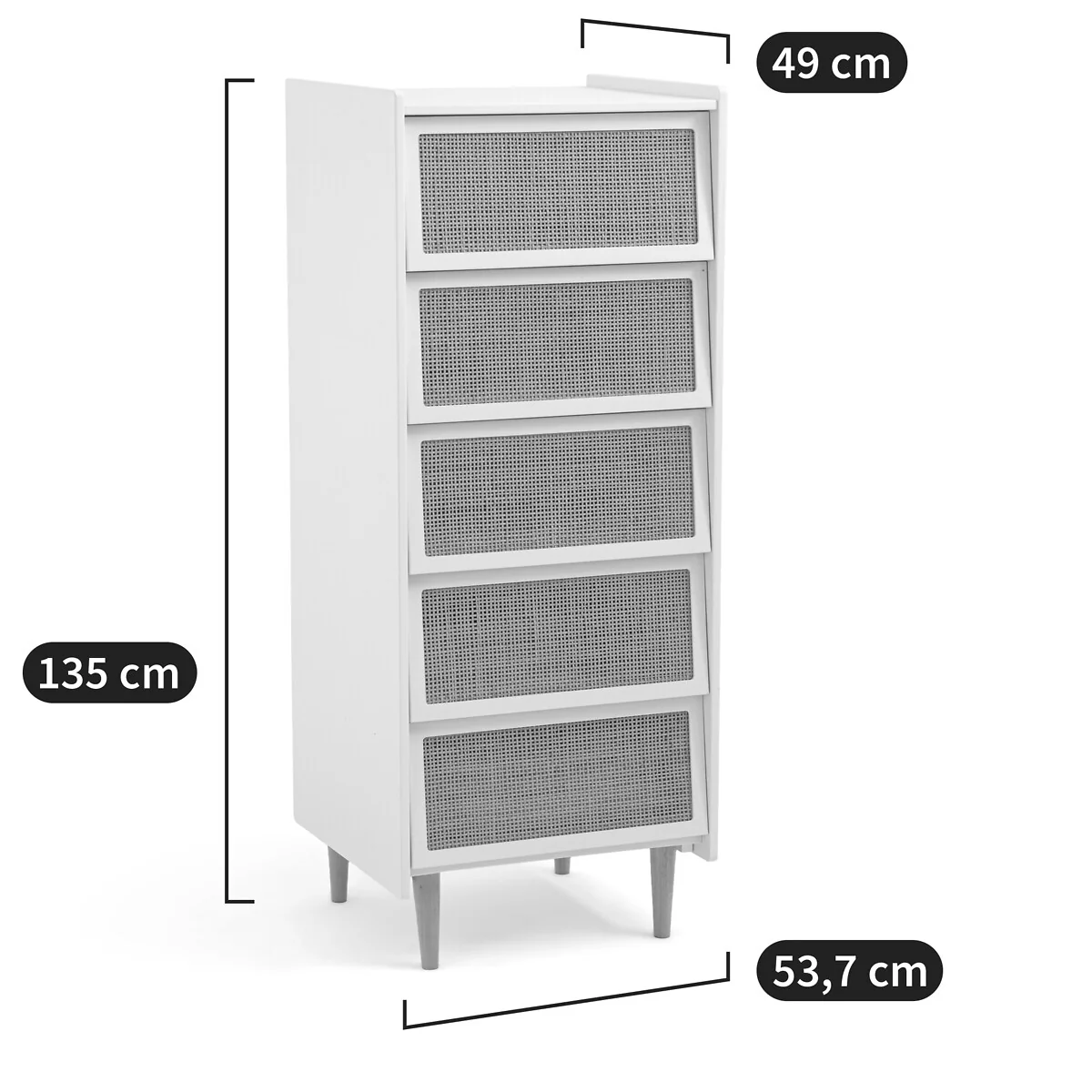 Kaya 5-Drawer Chest of Drawers – image 8