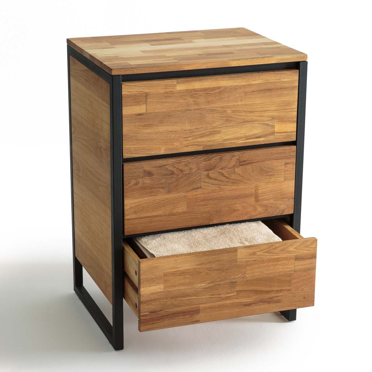 HIBA Wood & Metal Chest of Drawers – image 3