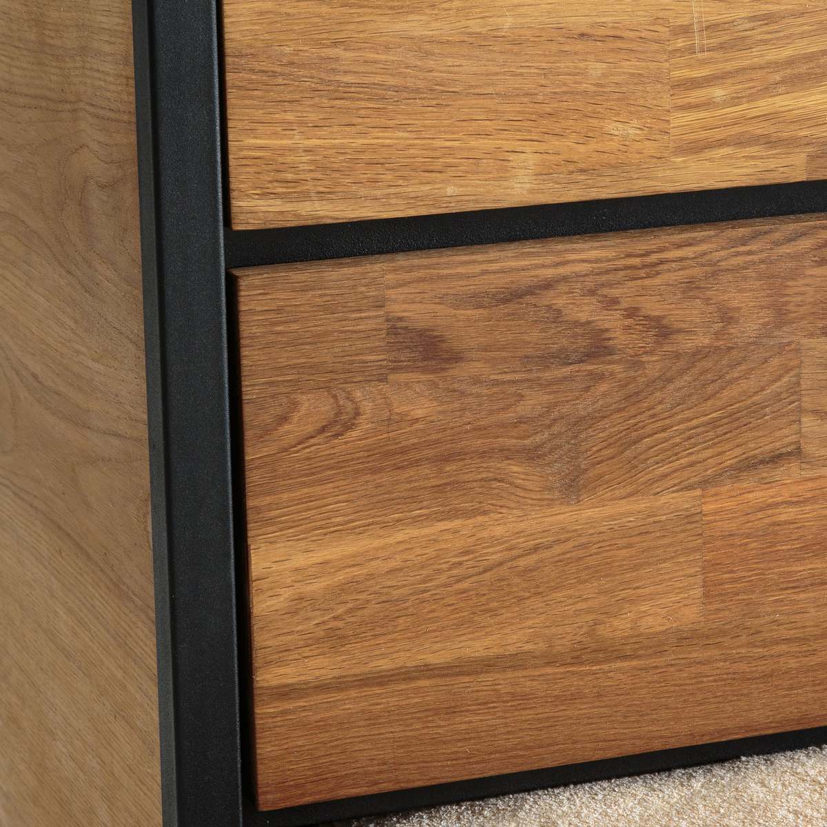 HIBA Wood & Metal Chest of Drawers – image 4