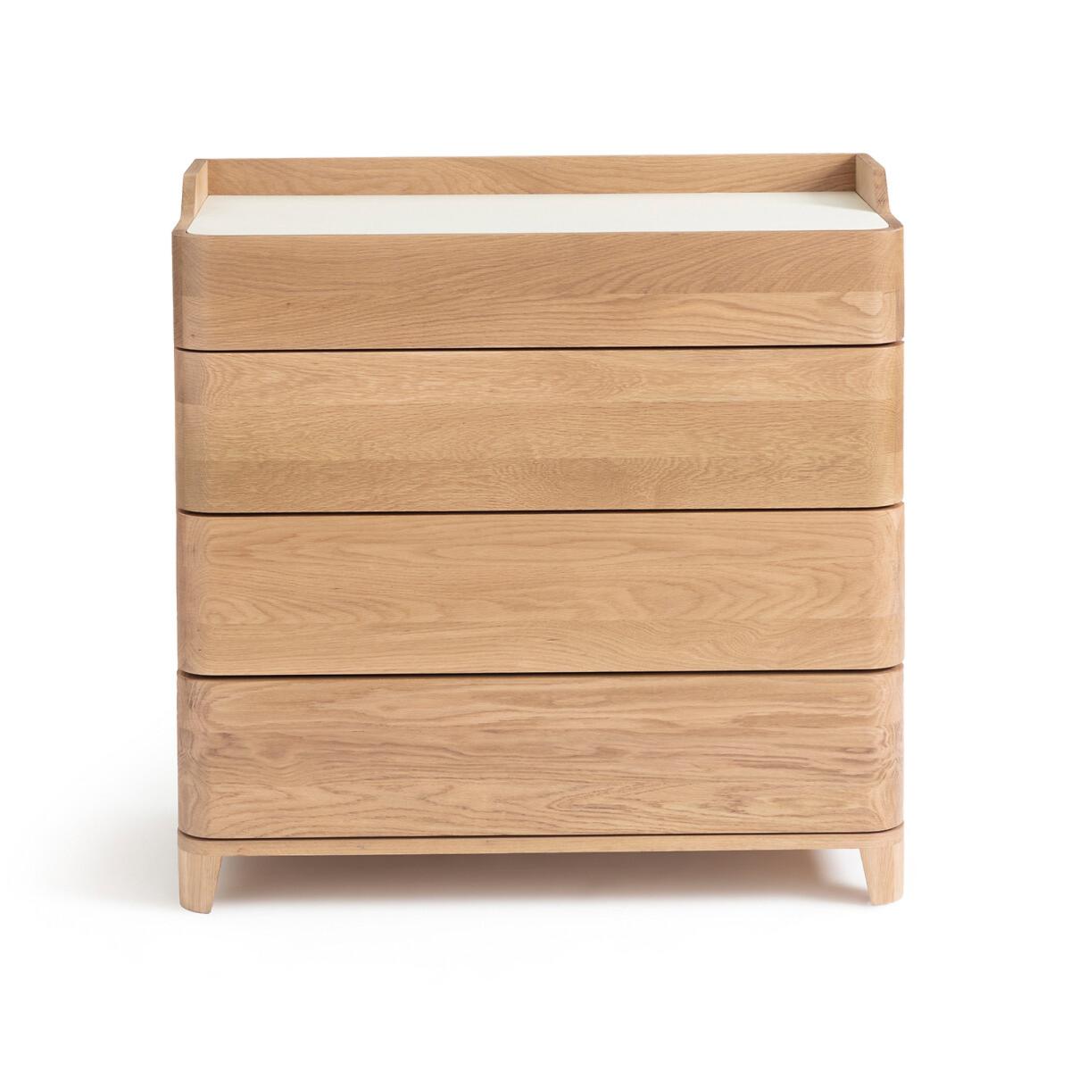 Junius Solid Oak & Linoleum Chest of Drawers, designed by E. Gallina – image 2