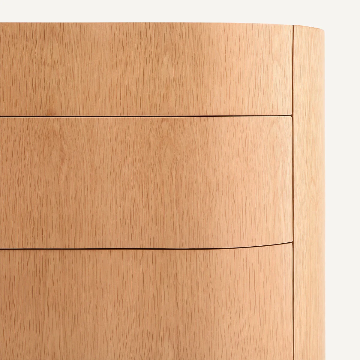 Aslen Solid Oak and Veneer 5-Drawer Chest of Drawers – image 5