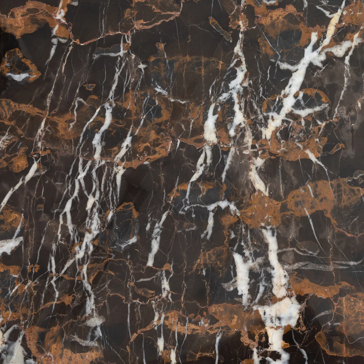 Noham 4-Drawer Chest of Drawers in Walnut Veneer and Amber Marble – image 6