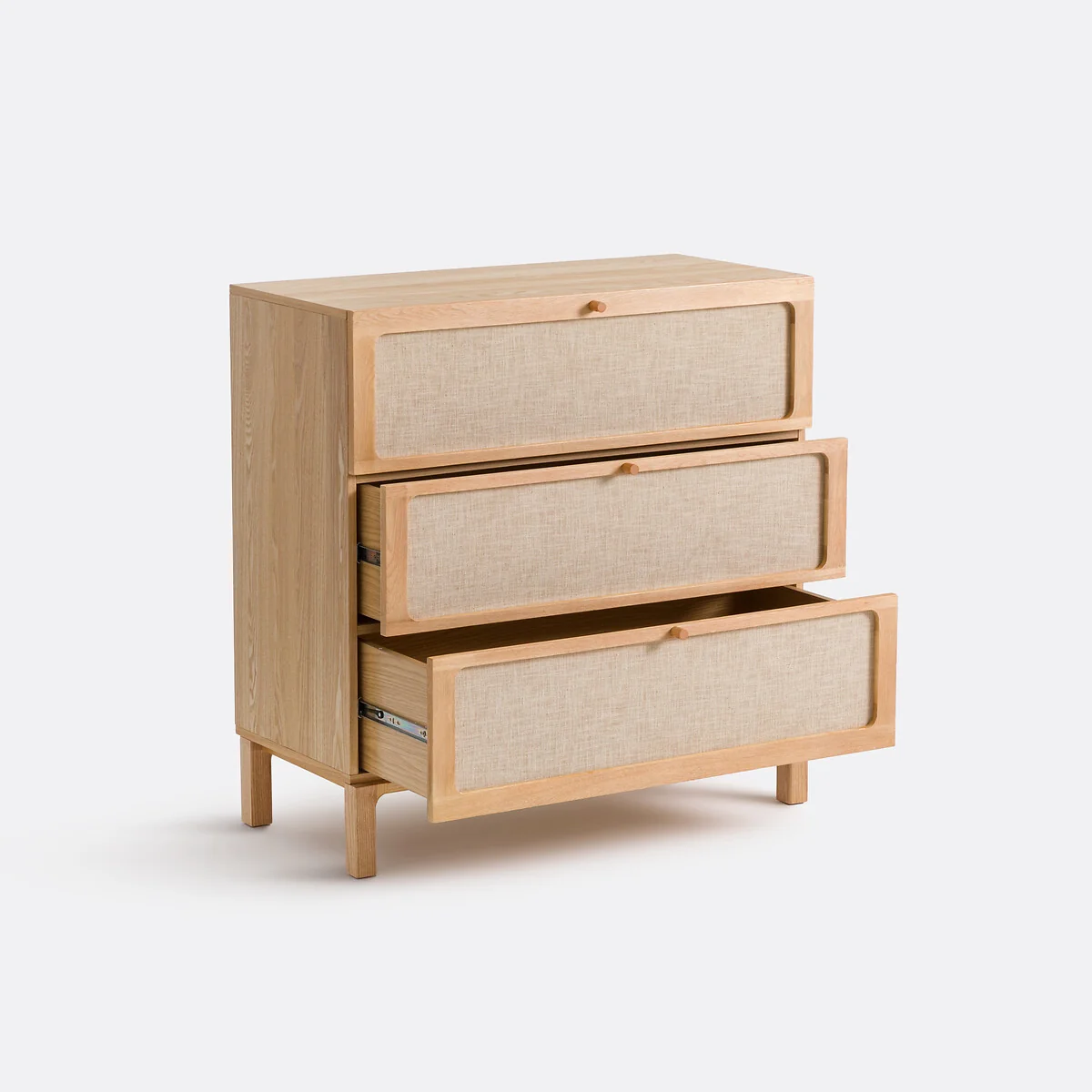 Esmara 3-Drawer Ash Veneer and Linen Chest of Drawers – image 3