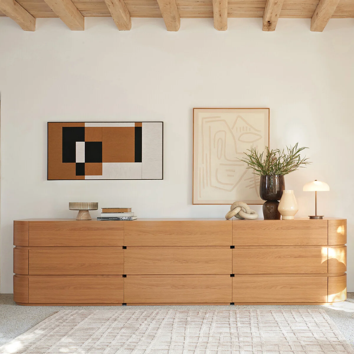 Evoria Oak Veneer Chest of Drawers For Modular Wardrobe – image 2