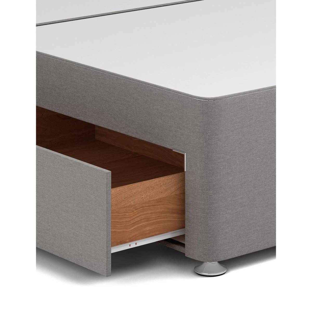 M&S Classic Firm Top 2+2 Drawer Divan - 6FT - Light Grey Mix, Light Grey Mix,Charcoal Mix,Light Duck Egg – image 4
