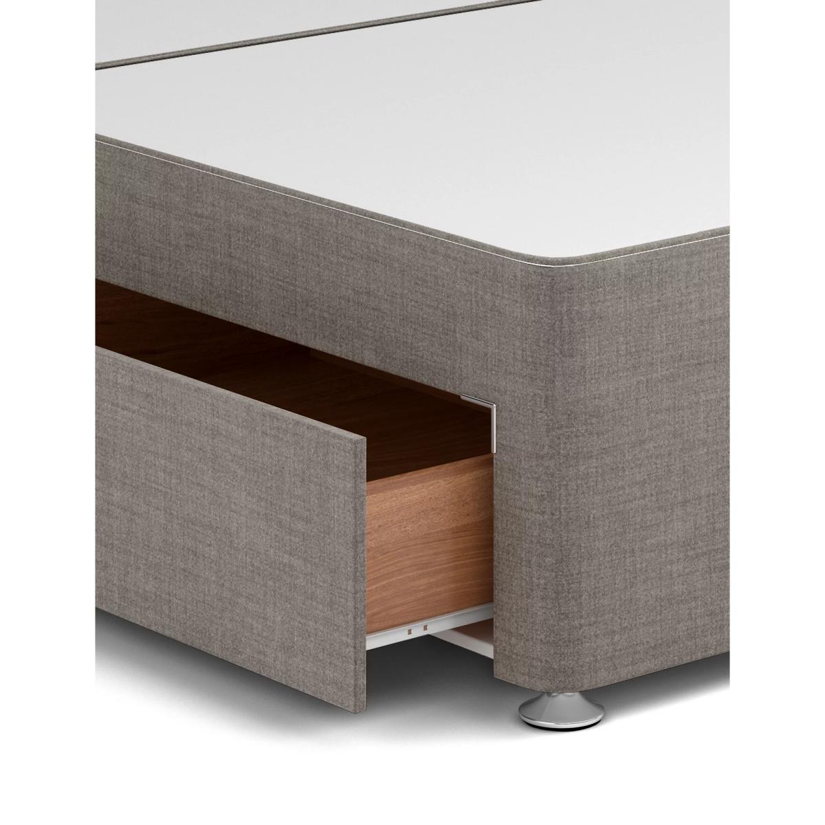 M&S Classic firm top 4 drawer divan - 4FT6 - Mink, Mink,Oatmeal,Charcoal,Grey,Silver – image 4