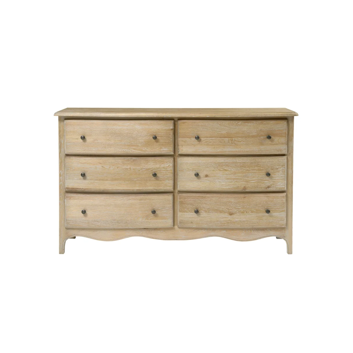 Cotswold Company Camille Wide 6 Drawer Chest Natural – image 2