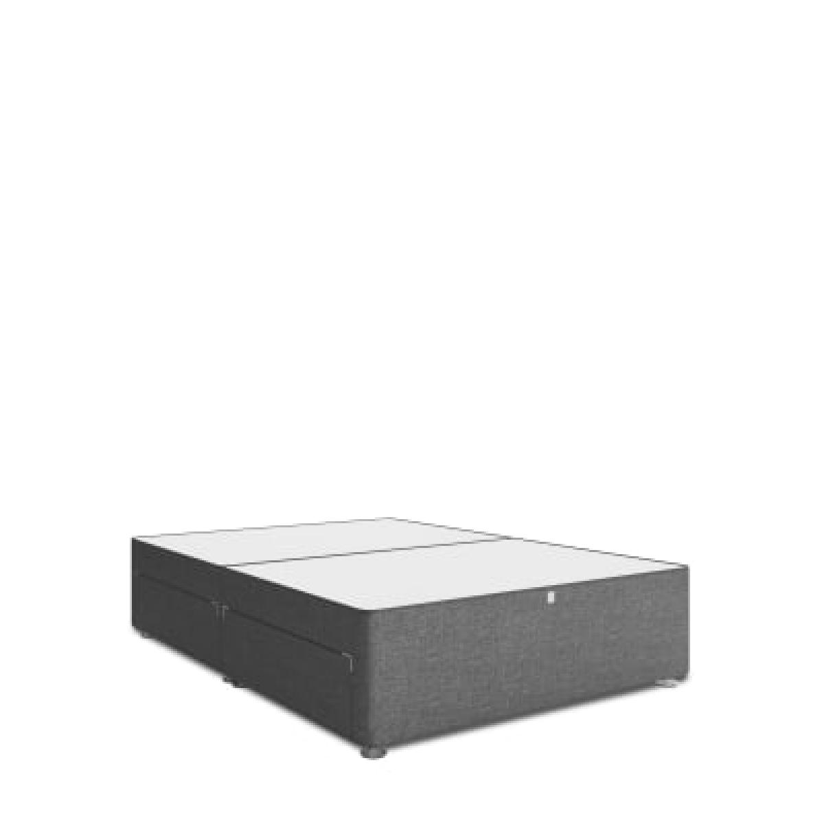 M&S  Classic Sprung 4 Drawer Divan - 5FT - Navy, Navy,Mink,Light Grey,Grey,Silver Grey,Charcoal,Silver,Mid Grey,Natural – image 2