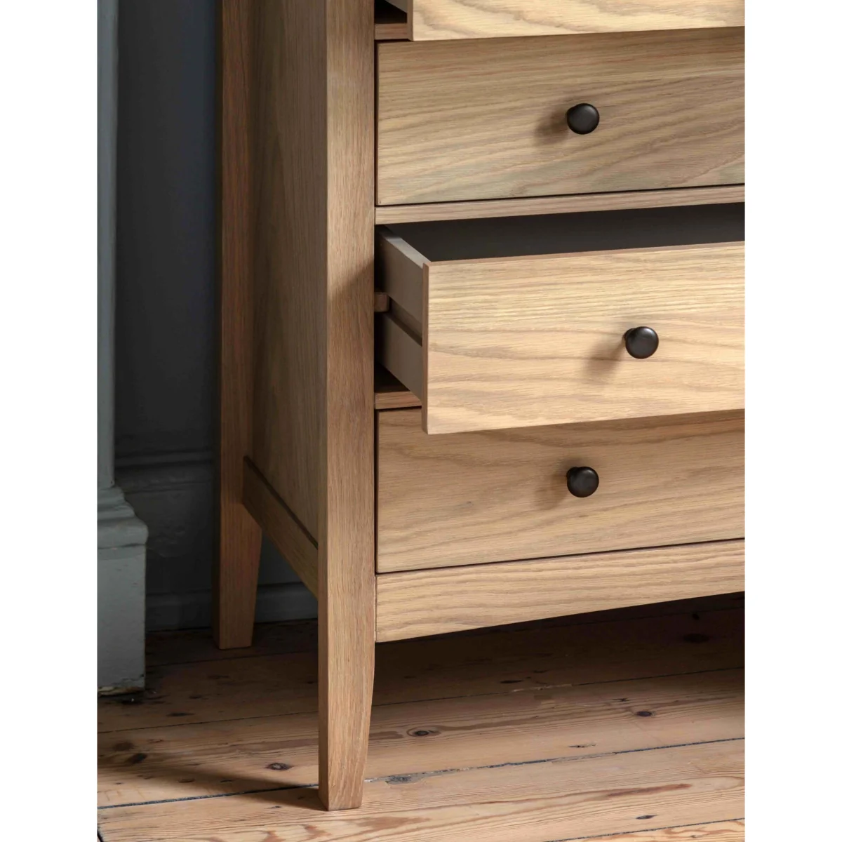 Gallery Direct Rye 10 Drawer Chest Natural – image 9