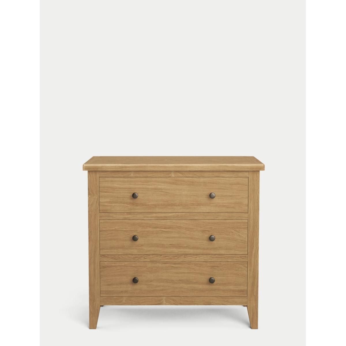 M&S Amersham 3 Drawer Chest - Oak, Oak – image 2