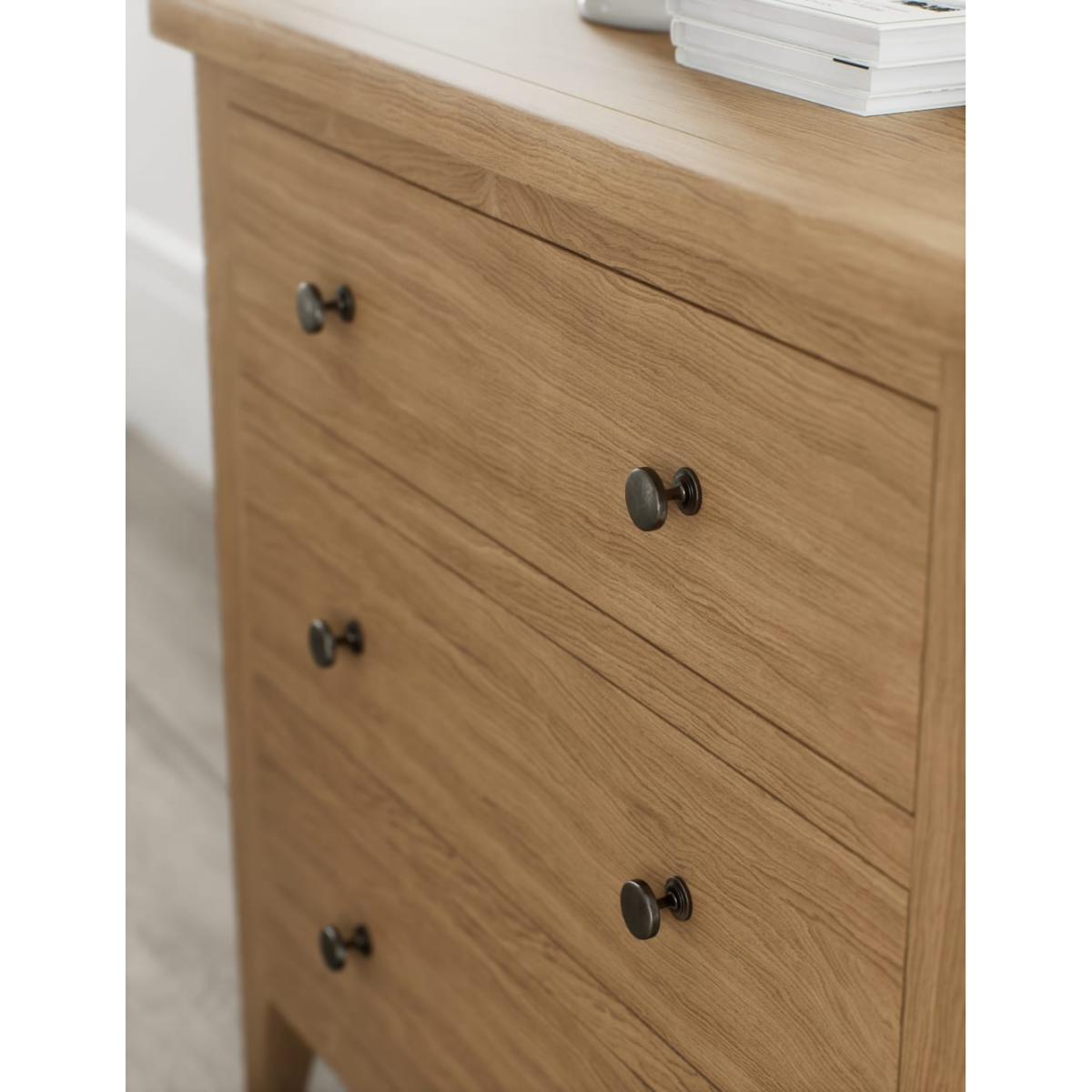 M&S Amersham 3 Drawer Chest - Oak, Oak – image 5