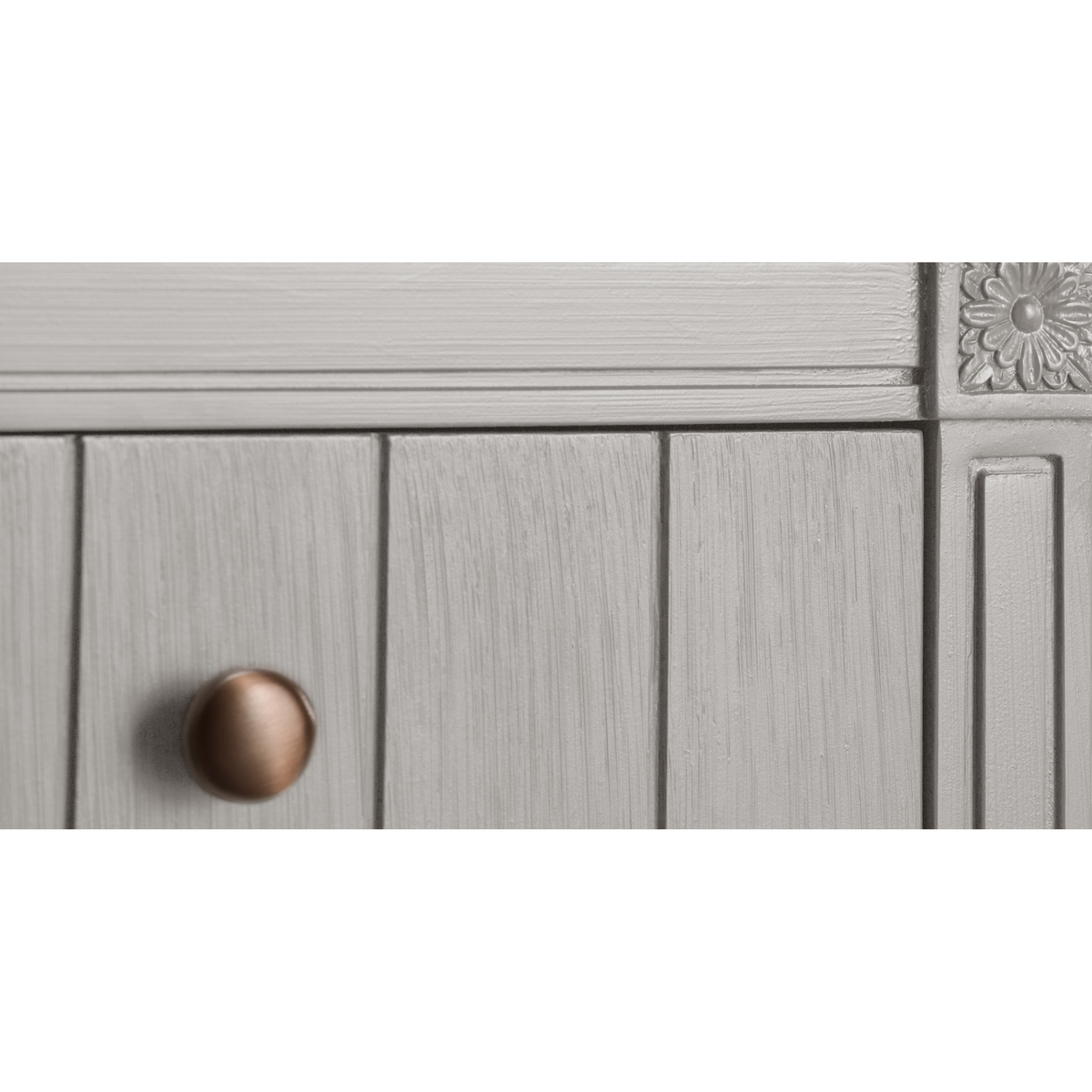 Bourbon Vintage Chest Of Drawers, Grey – image 8