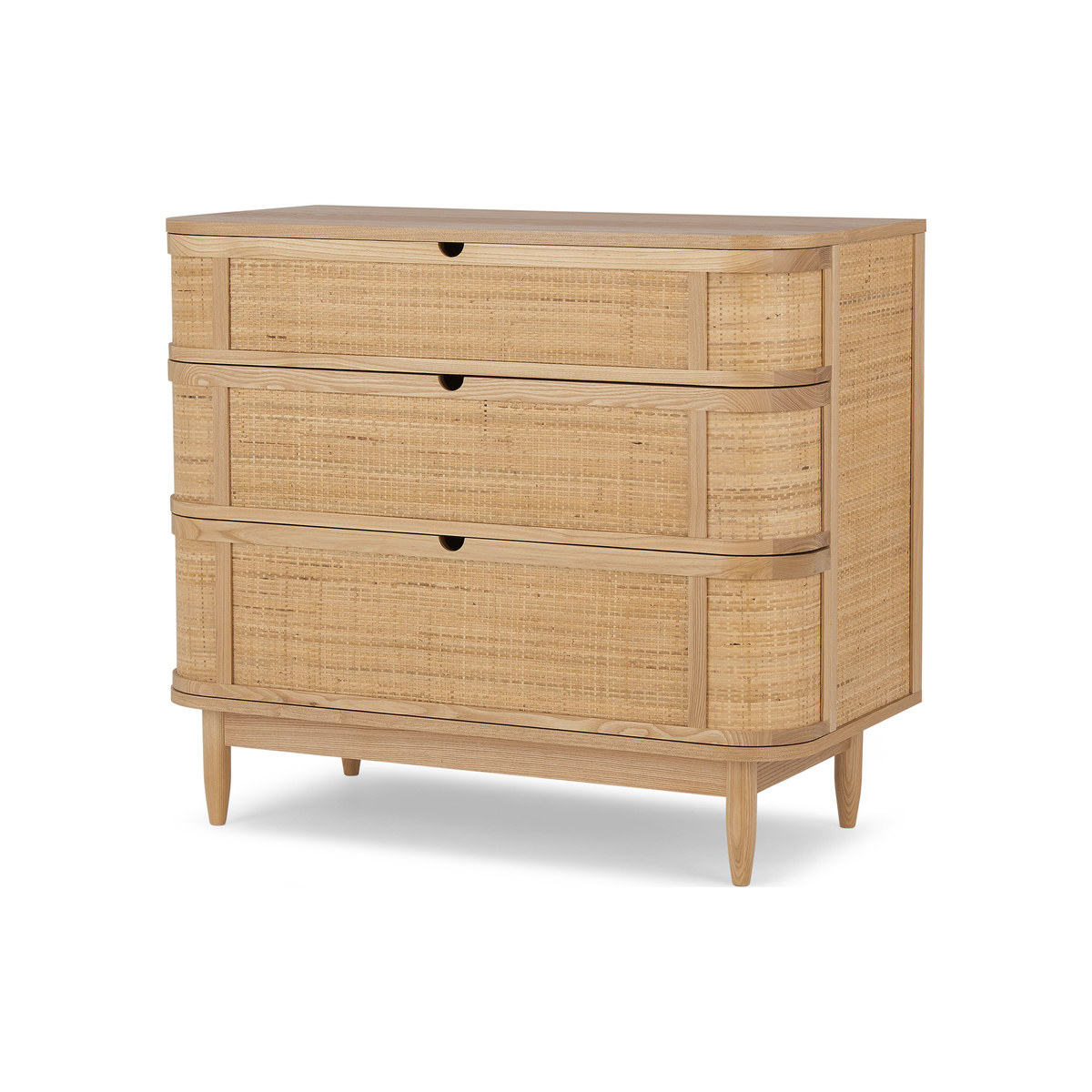 Liana Chest of Drawers, Ash & Rattan – image 2