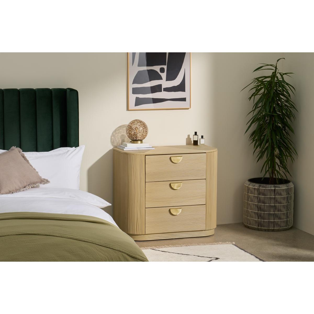 Azrou Chest of Drawers, Natural Cane – image 4