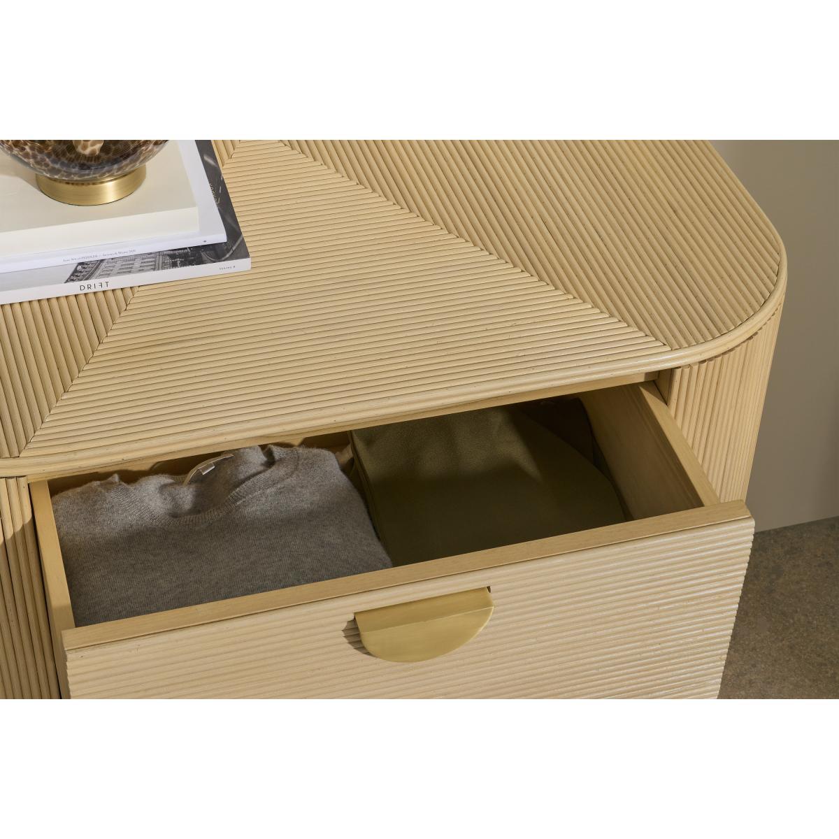 Azrou Chest of Drawers, Natural Cane – image 5