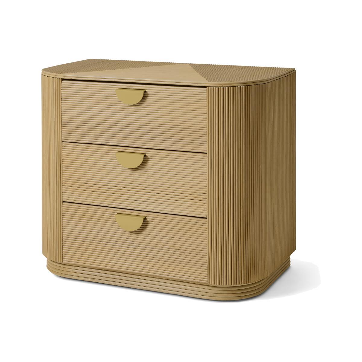Azrou Chest of Drawers, Natural Cane – image 1