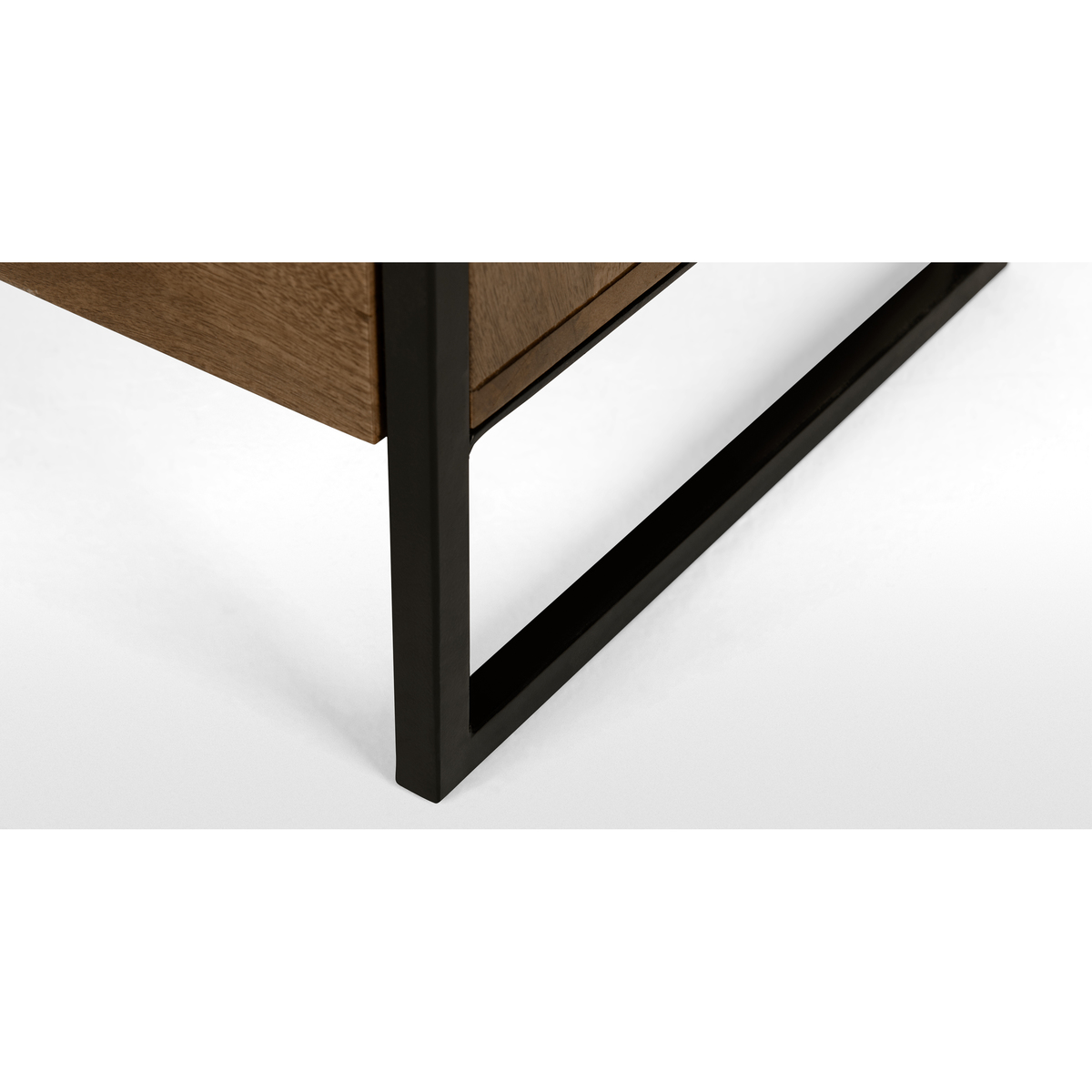 Rena Chest of Drawers, Mango Wood and Black Metal – image 6