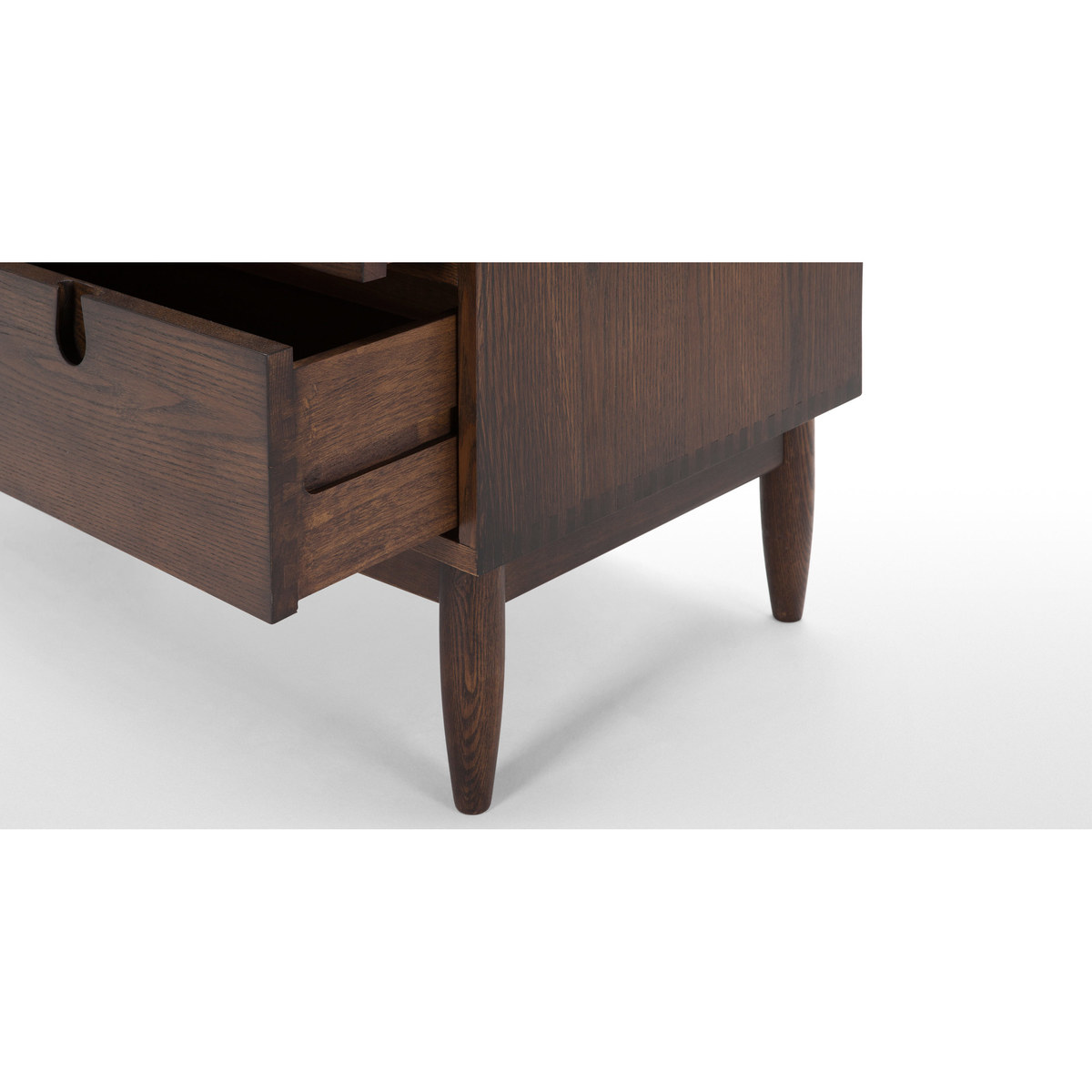 Penn Compact Chest of Drawers, Dark Stain Ash – image 3