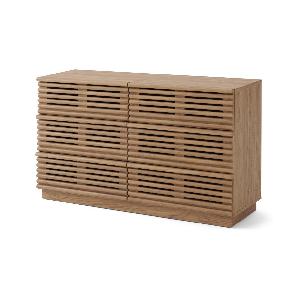 Tulma Wide Chest of Drawers, Oak Effect – image 3